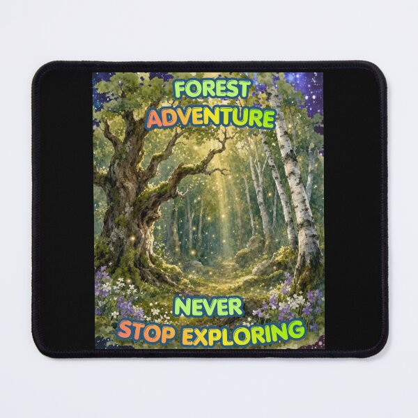 Item preview, Forest Adventure Never Stop Exploring, Gifts For Travel Enthusiasts designed and sold by zebek-design.