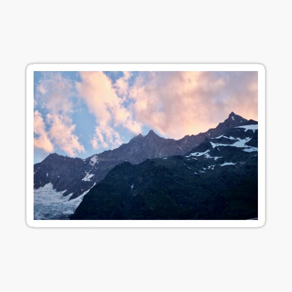 Sunset ridgeline Sticker