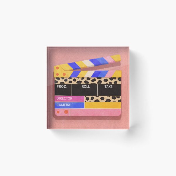 Item preview, Retro Clapperboard Cinema Director Movie Poster designed and sold by Cine8.