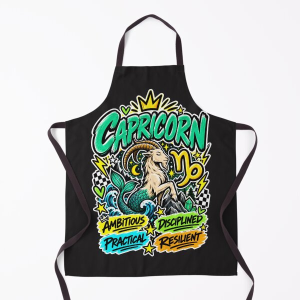 Item preview, Capricorn Zodiac Sign – Colorful Pop Astrology Personality Design designed and sold by MetaModel Editions.
