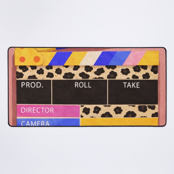 Item preview, Retro Clapperboard Cinema Director Movie Poster designed and sold by Cine8.