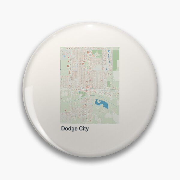 Item preview, Dodge City Minimalistic Map Art designed and sold by MapsNerd.