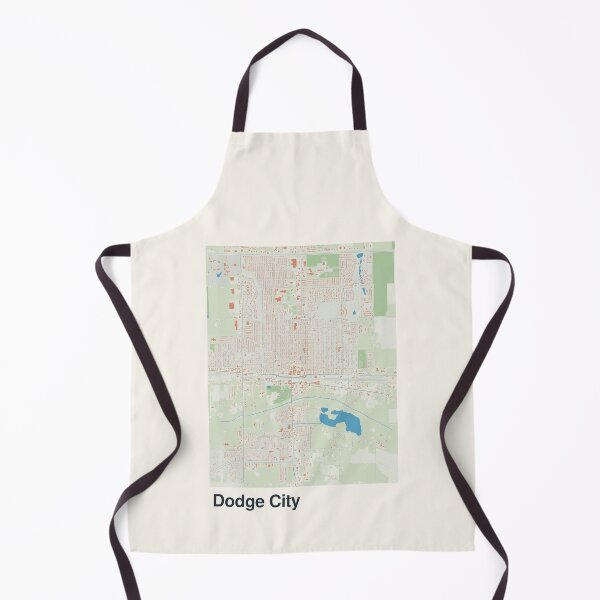 Item preview, Dodge City Minimalistic Map Art designed and sold by MapsNerd.