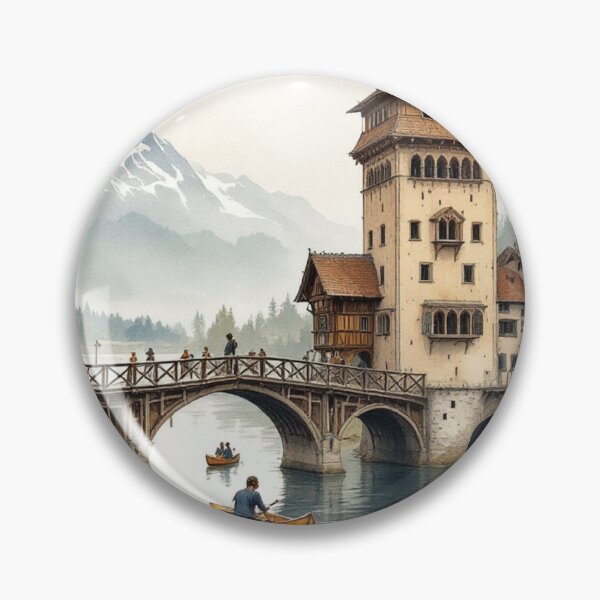 Artikelvorschau, Mittelalterliches Dorf (Schweiz) entworfen und verkauft von jefboutique6150.