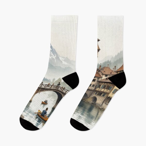 Item preview, Medieval village (Switzerland) designed and sold by jefboutique6150.