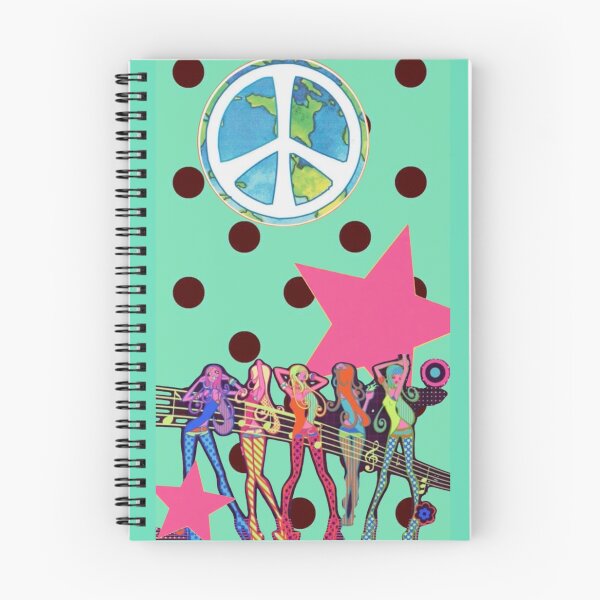 Item preview, Y2K Pop Girl Party | 2000s Groovy Earth Peace Sign Aesthetic designed and sold by BrontesWhimsyStore.