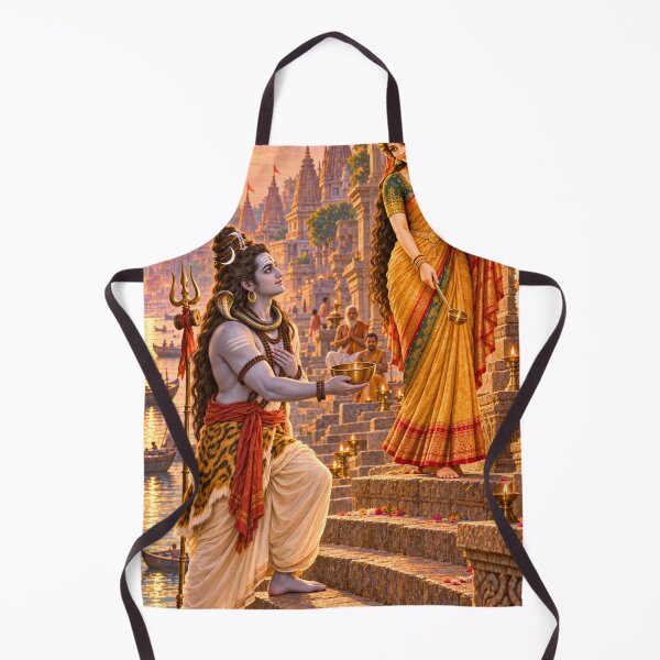 Item preview, Lord Shiva Seeks Alms from Goddess Annapurna in Kashi designed and sold by Homyar.