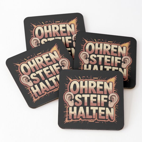 Item preview, Ohren Steif halten – Deutsche Memes Wortspiel Design designed and sold by LoFizzy.