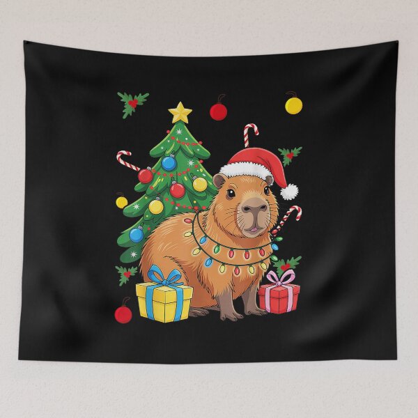 Item preview, Christmas Kawaii Cute Capybara designed and sold by BASKF.