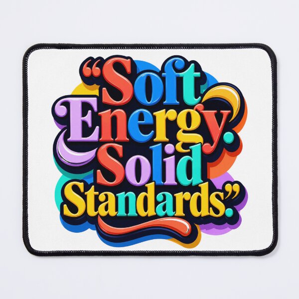 Item preview, Soft Energy Solid Standards Colorful Quote designed and sold by Aarvya Fashion Club ( A.F.C ).