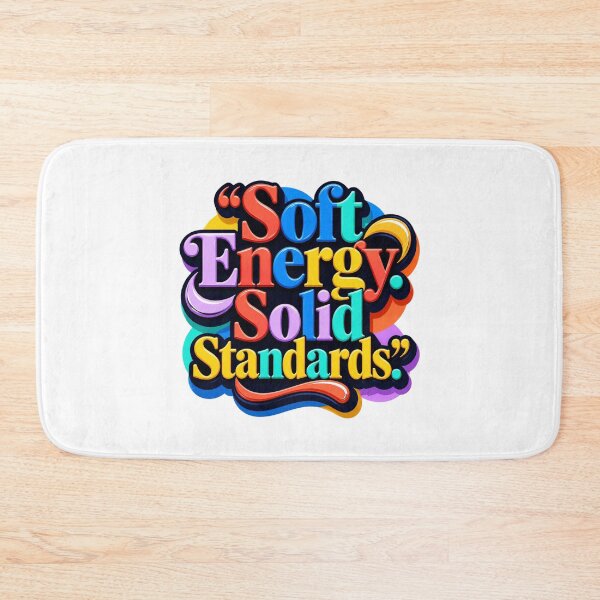 Item preview, Soft Energy Solid Standards Colorful Quote designed and sold by Aarvya Fashion Club ( A.F.C ).