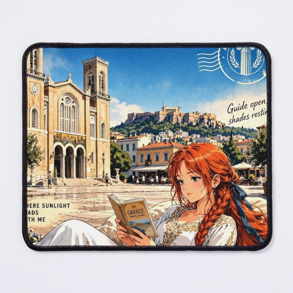 Item preview, Greece — Metropolitan Cathedral of Athens — A Relaxed Afternoon of Greek History and Sunlight designed and sold by DibujandoPorfa.