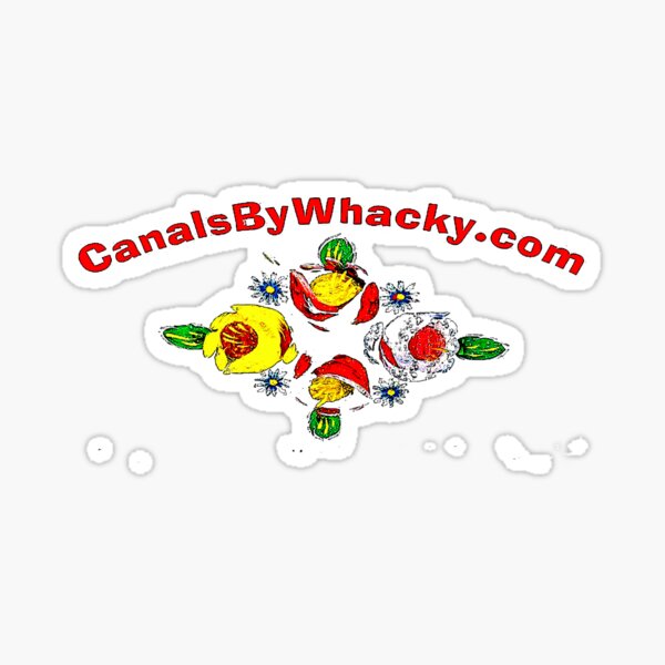 canalsbywhacky.com Sticker