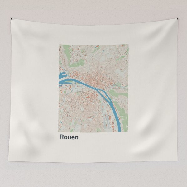 Item preview, Rouen Minimalistic Map Art designed and sold by MapsNerd.