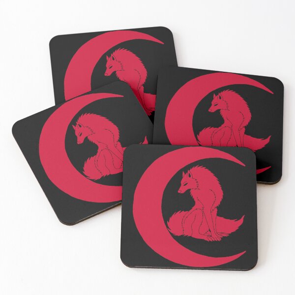 Item preview, The Red Wolf Resting Under the Moon designed and sold by Lagueny.
