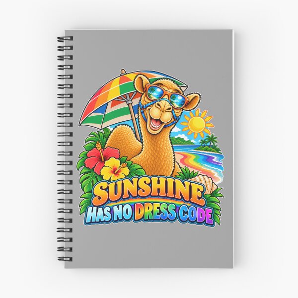 Item preview, Pride Beach Day – SUNSHINE HAS NO DRESS CODE Cartoon Camel – Funny Animal T-Shirt Gift for Animal Lovers designed and sold by Camel & Quirk.