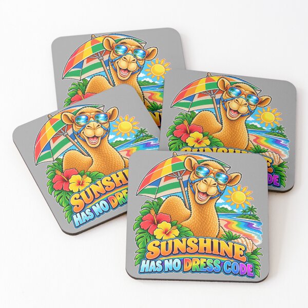 Item preview, Pride Beach Day – SUNSHINE HAS NO DRESS CODE Cartoon Camel – Funny Animal T-Shirt Gift for Animal Lovers designed and sold by Camel & Quirk.