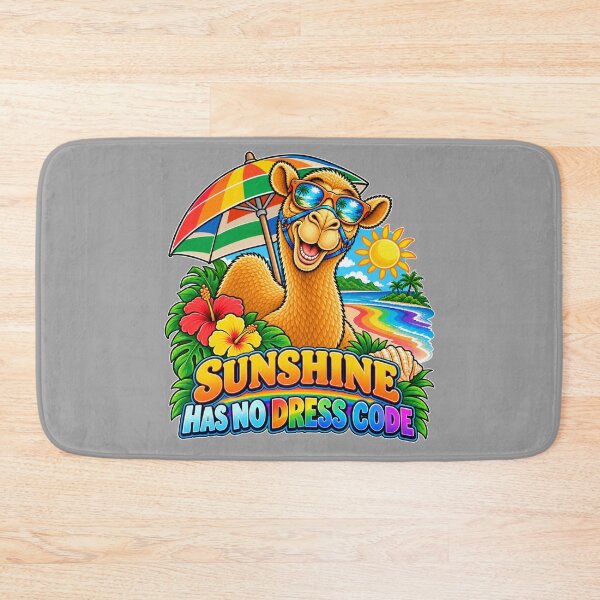 Item preview, Pride Beach Day – SUNSHINE HAS NO DRESS CODE Cartoon Camel – Funny Animal T-Shirt Gift for Animal Lovers designed and sold by Camel & Quirk.