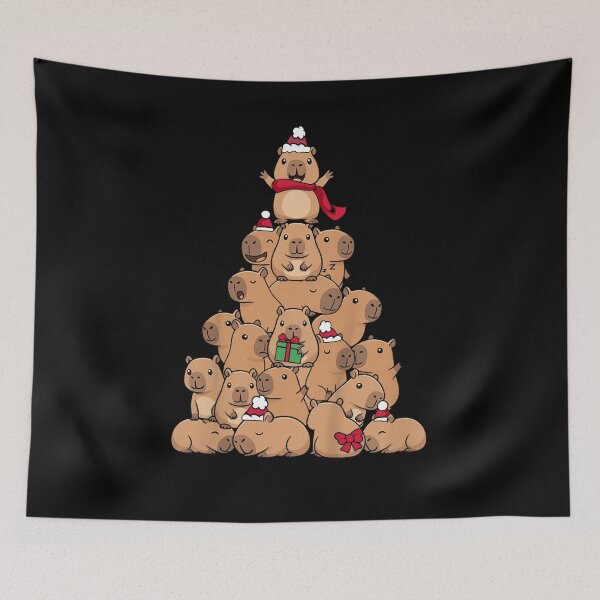 Item preview, Christmas Kawaii Capybara designed and sold by BASKF.