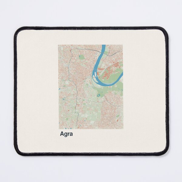 Item preview, Agra Minimalistic Map Art designed and sold by MapsNerd.