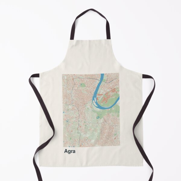 Item preview, Agra Minimalistic Map Art designed and sold by MapsNerd.