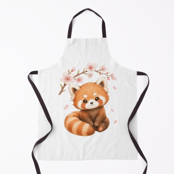 Item preview, Kawaii Red Panda Cherry Blossom designed and sold by Animepopstudio.