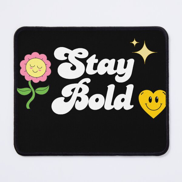 Item preview, Retro Stay Bold with Happy Flower designed and sold by Velvet-palette.
