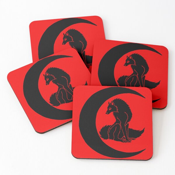 Item preview, The black wolf's rest under the moon designed and sold by Lagueny.