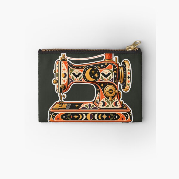 Item preview, Retro Halloween Celestial Sewing Machine designed and sold by AliAltinelArt.