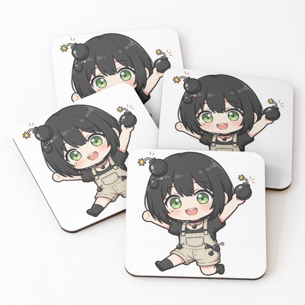 Item preview, Reze Chibi Anime Sticker - Chainsaw Man Fan Art designed and sold by Lesley D.