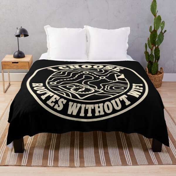 Item preview, I Choose Routes Without WiFi Outdoor Navigation Humor designed and sold by DreamLayerStudio.