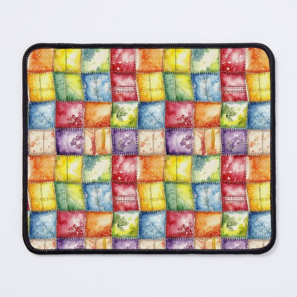 Item preview, Colorful Patchwork Quilt Pattern Wall Tapestry designed and sold by joy-Moons.
