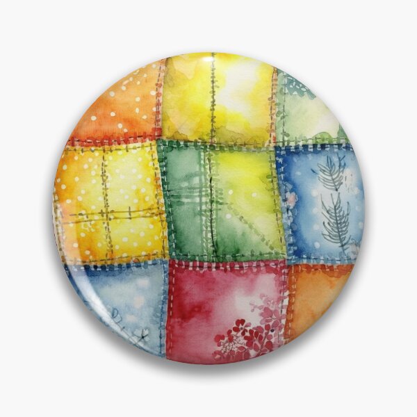 Item preview, Colorful Patchwork Quilt Pattern Wall Tapestry designed and sold by joy-Moons.
