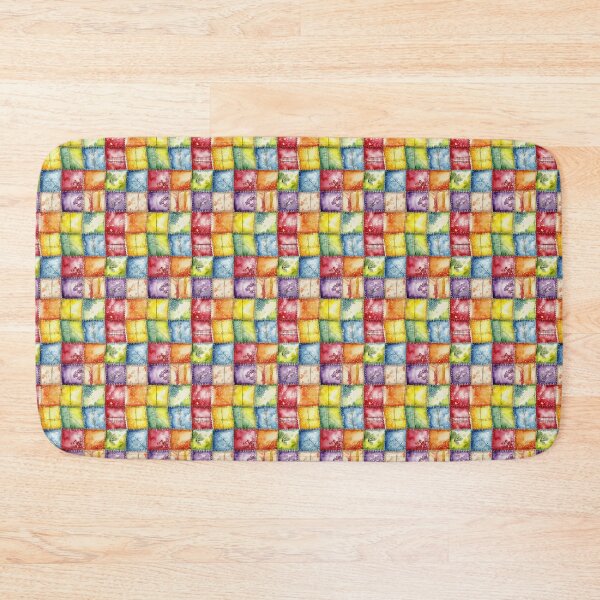 Item preview, Colorful Patchwork Quilt Pattern Wall Tapestry designed and sold by joy-Moons.