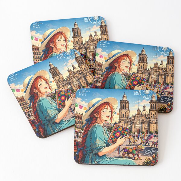 Item preview, Mexico — Mexico City Metropolitan Cathedral — A Colourful Afternoon in the Historic Heart of Mexico designed and sold by DibujandoPorfa.