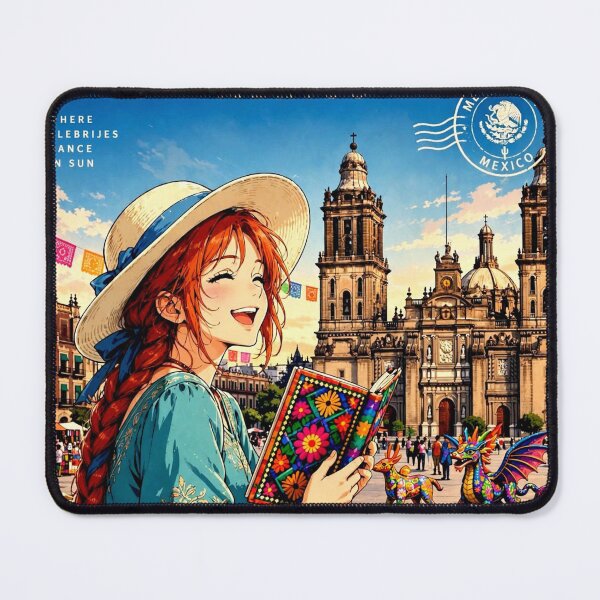 Item preview, Mexico — Mexico City Metropolitan Cathedral — A Colourful Afternoon in the Historic Heart of Mexico designed and sold by DibujandoPorfa.