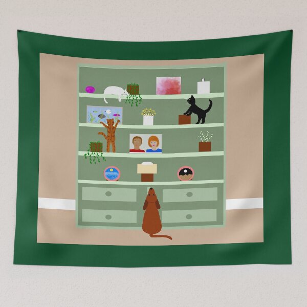 Item preview, Cats on a Bookshelf designed and sold by Elaine M Hayward .