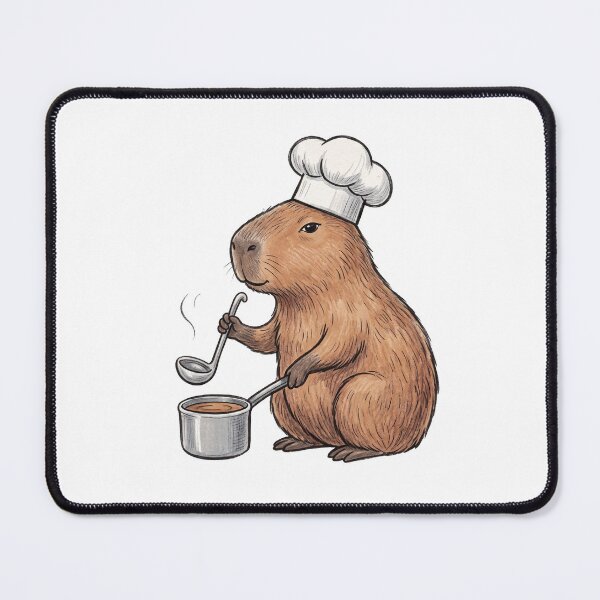 Item preview, Chef Capybara designed and sold by DoodleDodo.