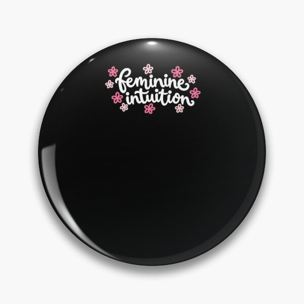 Item preview, Feminine Intuition Soft Pink Flowers White Outline Aesthetic designed and sold by Cuiroblinda.