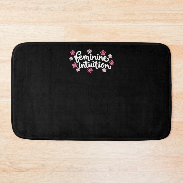 Item preview, Feminine Intuition Soft Pink Flowers White Outline Aesthetic designed and sold by Cuiroblinda.