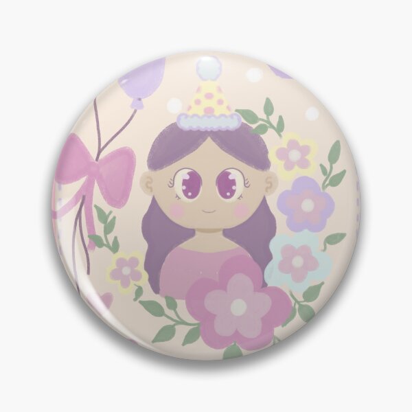 Item preview, Happy Girl Birthday Print  designed and sold by Jelly Studio.