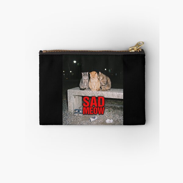 Item preview, Sad Cat Shirt Depressed Meow Graphic Tee, Funny Kitten Meme Streetwear Top, Tired Moody Feline Film Photo Apparel designed and sold by Keingdesign.