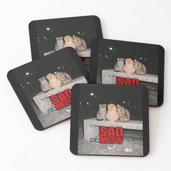 Item preview, Sad Cat Shirt Depressed Meow Graphic Tee, Funny Kitten Meme Streetwear Top, Tired Moody Feline Film Photo Apparel designed and sold by Keingdesign.