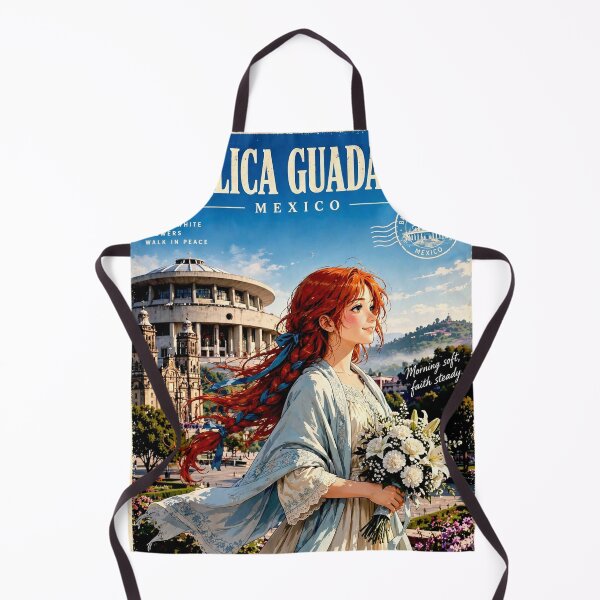 Item preview, Mexico — Basilica of Our Lady of Guadalupe — A Peaceful Morning of Beauty and Tradition designed and sold by DibujandoPorfa.