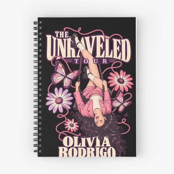 Item preview, The Unraveled Tour Olivia Rodrigo Upside Down Swing Butterflies Flowers designed and sold by Cuiroblinda.