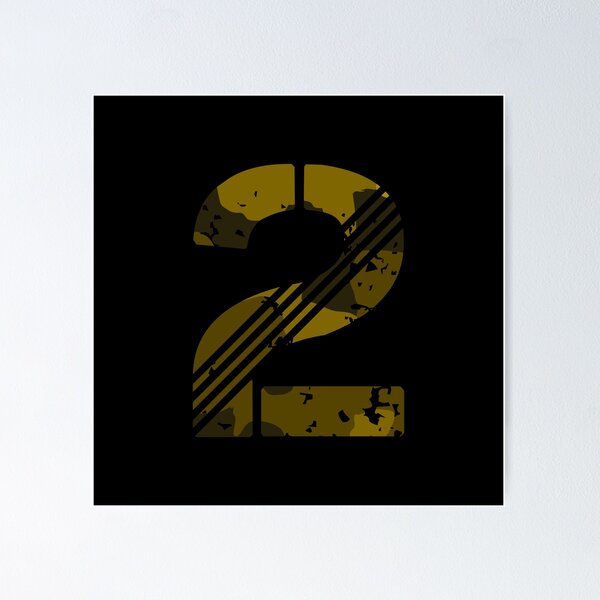 Item preview, Number 2 - Modern Number Typography designed and sold by Gustavo Navarro.