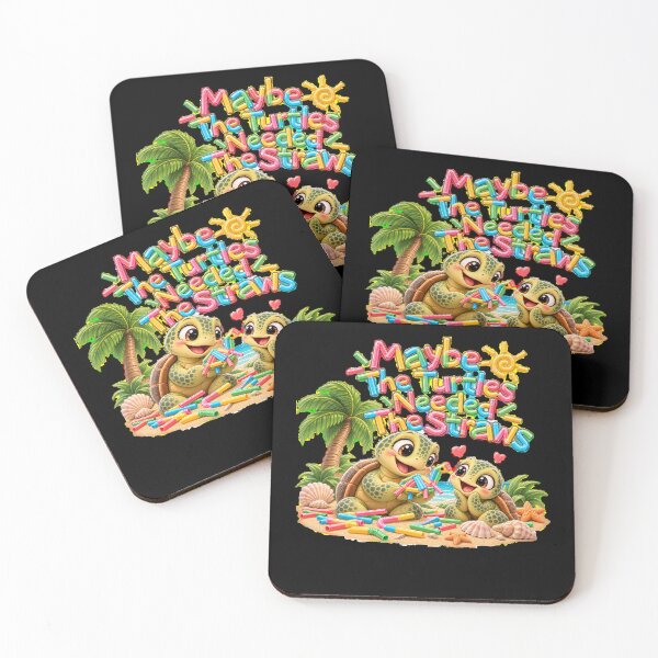 Item preview, Maybe The Turtles Needed The Straws Sarcastic Sea Turtle designed and sold by Crystal-Tree.