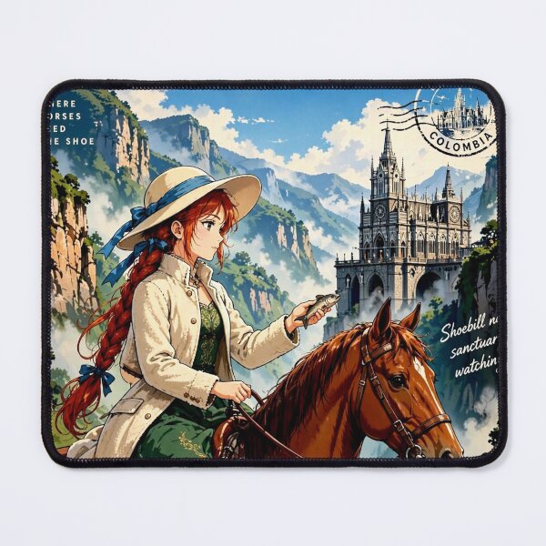 Item preview, Colombia — Las Lajas Sanctuary — An Elegant Equestrian Journey Through the Andean Canyon designed and sold by DibujandoPorfa.