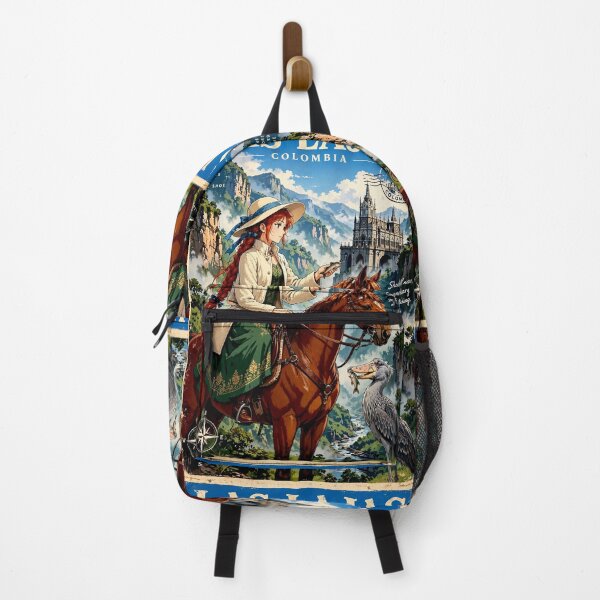Item preview, Colombia — Las Lajas Sanctuary — An Elegant Equestrian Journey Through the Andean Canyon designed and sold by DibujandoPorfa.