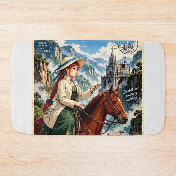 Item preview, Colombia — Las Lajas Sanctuary — An Elegant Equestrian Journey Through the Andean Canyon designed and sold by DibujandoPorfa.